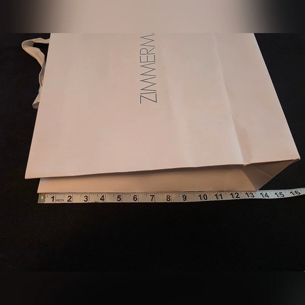 Zimmermann White Shopping Bag - Set Of 2